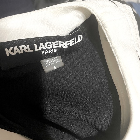 Karl Lagerfeld Pleated Skirt MIDI Dress - Picture 6 of 7